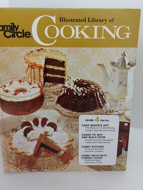 Vintage 1972 Family Circle Cookbook Hardcover